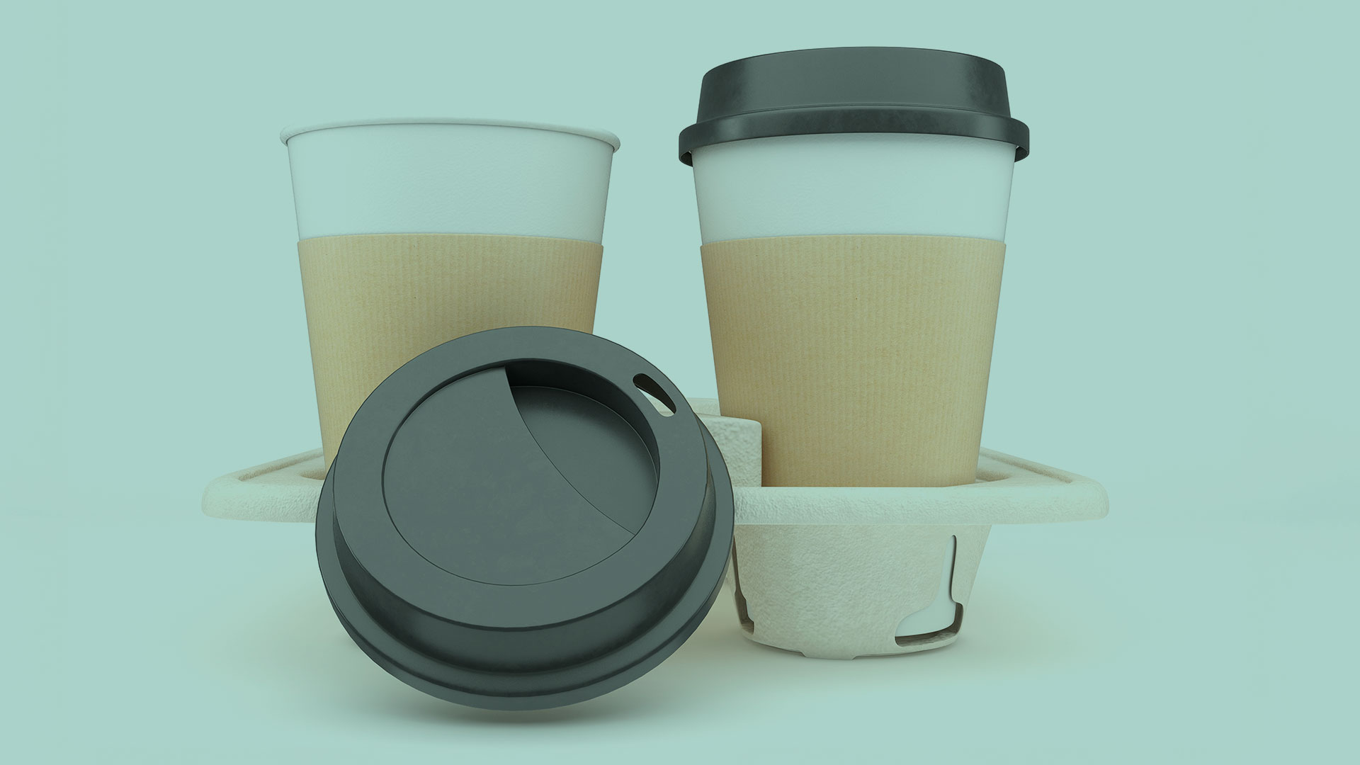 Vasos desechables con y sin tapa